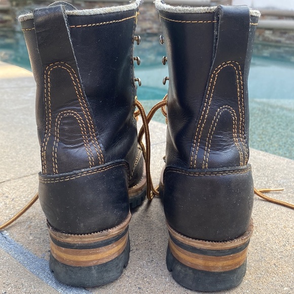 Sketchers leather vintage combat boots - Picture 4 of 10